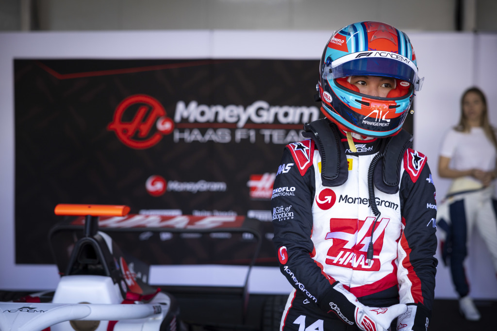 Chloe Chambers, MoneyGram Haas F1 Team operated by Campos Racing